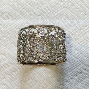 New Ever Faith Bridal Wedding Evening Sparkle Glamour Bangle Bracelet